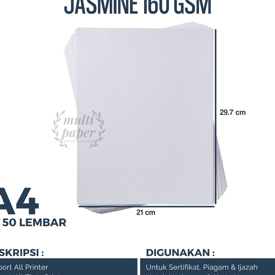 

KI3 Kertas Jasmine A4 isi 5 lembar Kertas Jasmine Paper Flower Kertas Jasmin