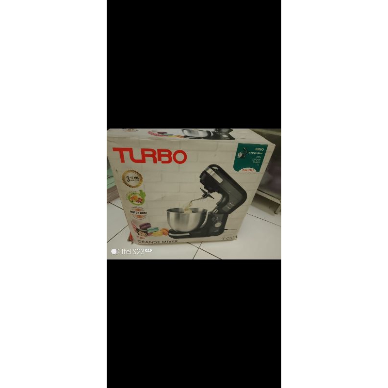 Mixer turbo 5liter preloved like new