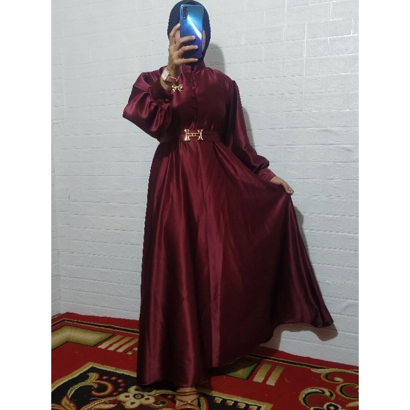 gamis nila satin