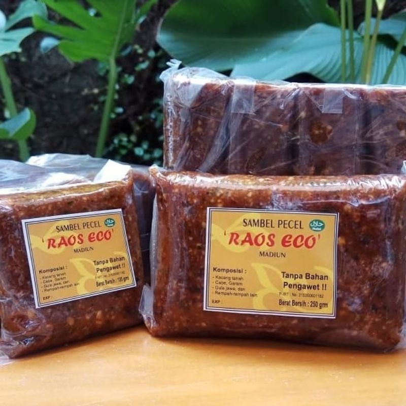 

Sambel Pecel Raos Eco Eceran 25O GR