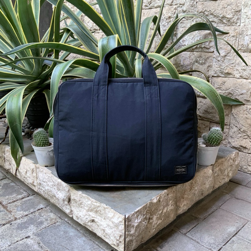 PORTER YOSHIDA & CO NEW ELEGANT BRIEFCASE BAG BLACK