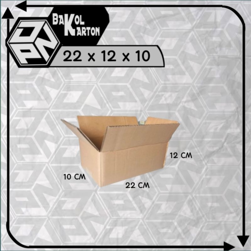 

Kardus (Dobel Wall) 22x12x10 , kardus Baru ,kardus box polos , Kardus Packing