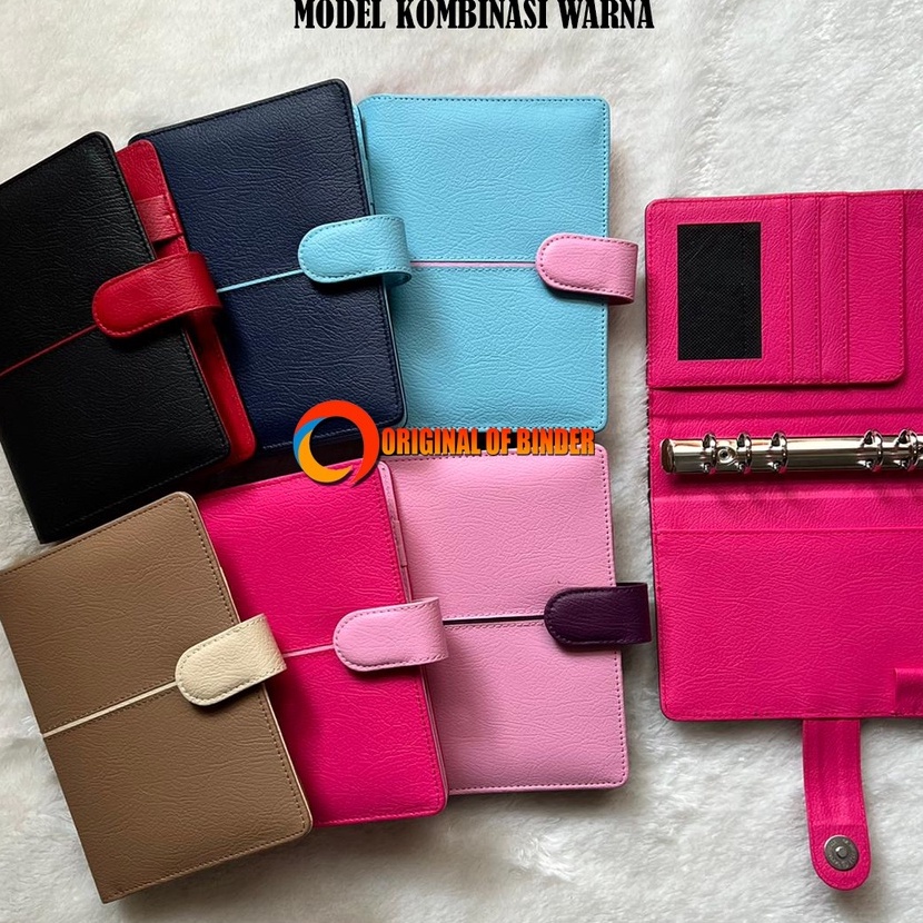

Price Binder A6 ring 6 Kombinasi Warna Bahan Kulit Jeruk Sintetis
