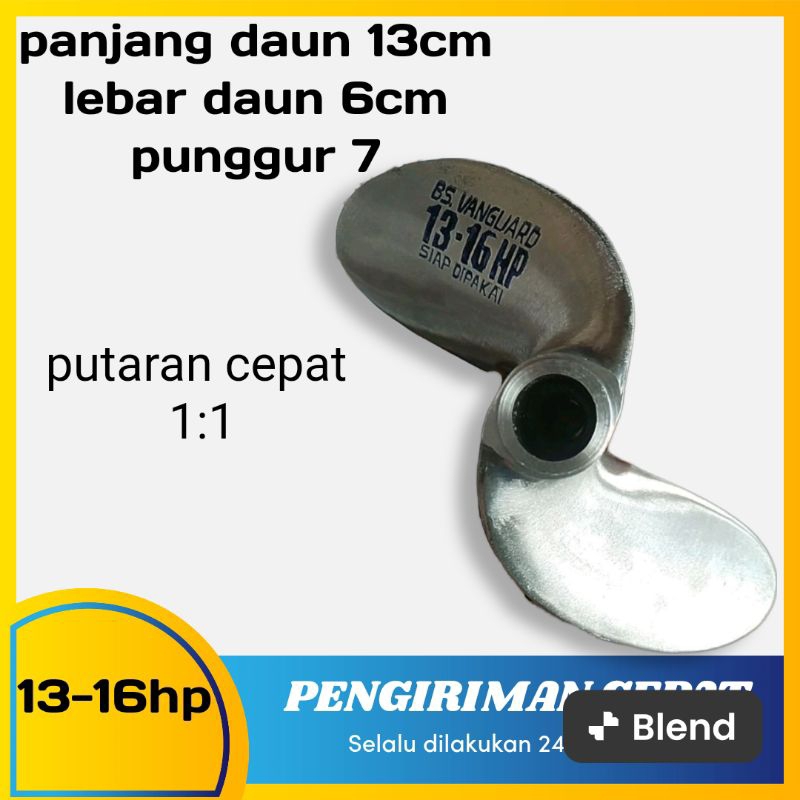 KIPAS KETINTING 13-16 HP (putaran cepat)