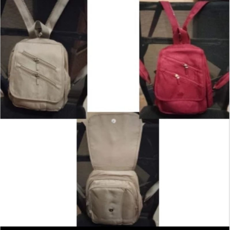 Tas ransel wanita/tas punggung wanita/tas punggung ritsleting/ransel perempuan