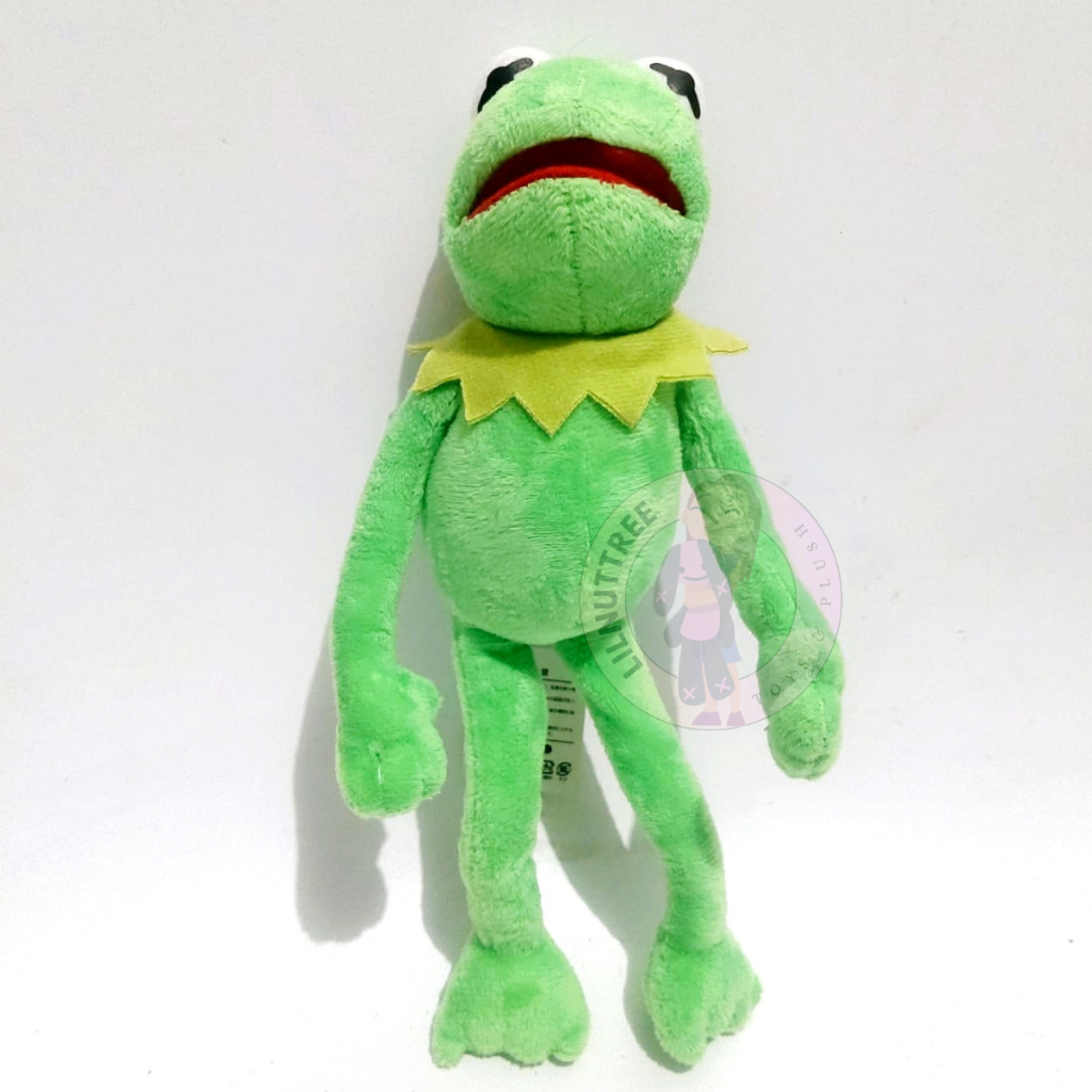 Boneka Kermit The Frog The Muppets Original Disney Plush Doll Flexible Plush