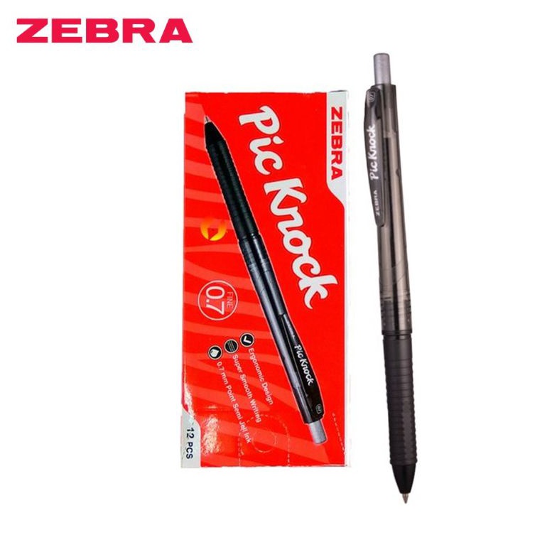 

WOW Pulpen Zebra Pic Knock Clicker 7mm Harga Per Lusin