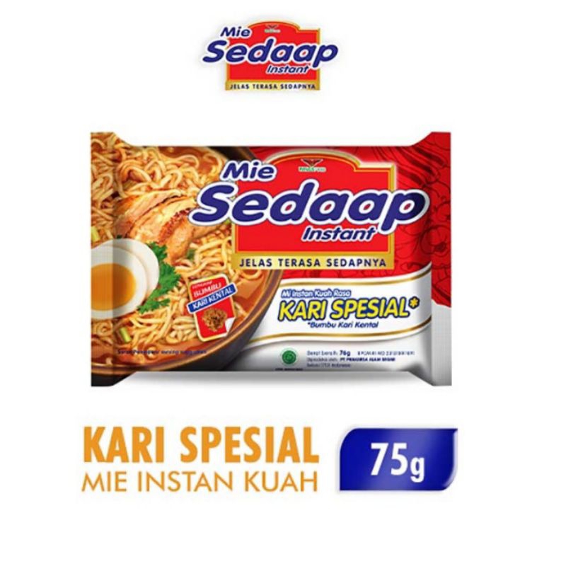 

Sedaap Mie Instant Kari Spesial 75 g