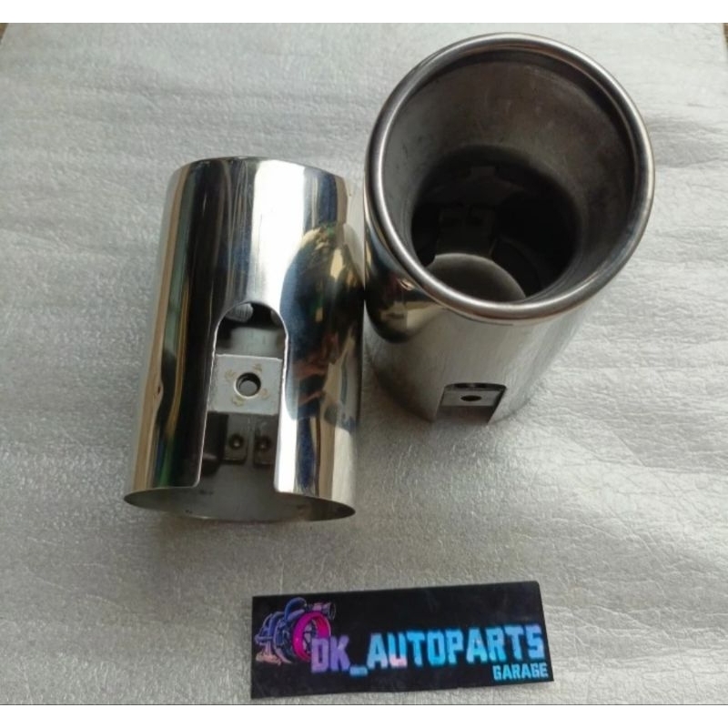 Muffler Cutter Cover ujung kenalpot HONDA JAZZ RS GK5 GE8 BRIO MOBILIO Original