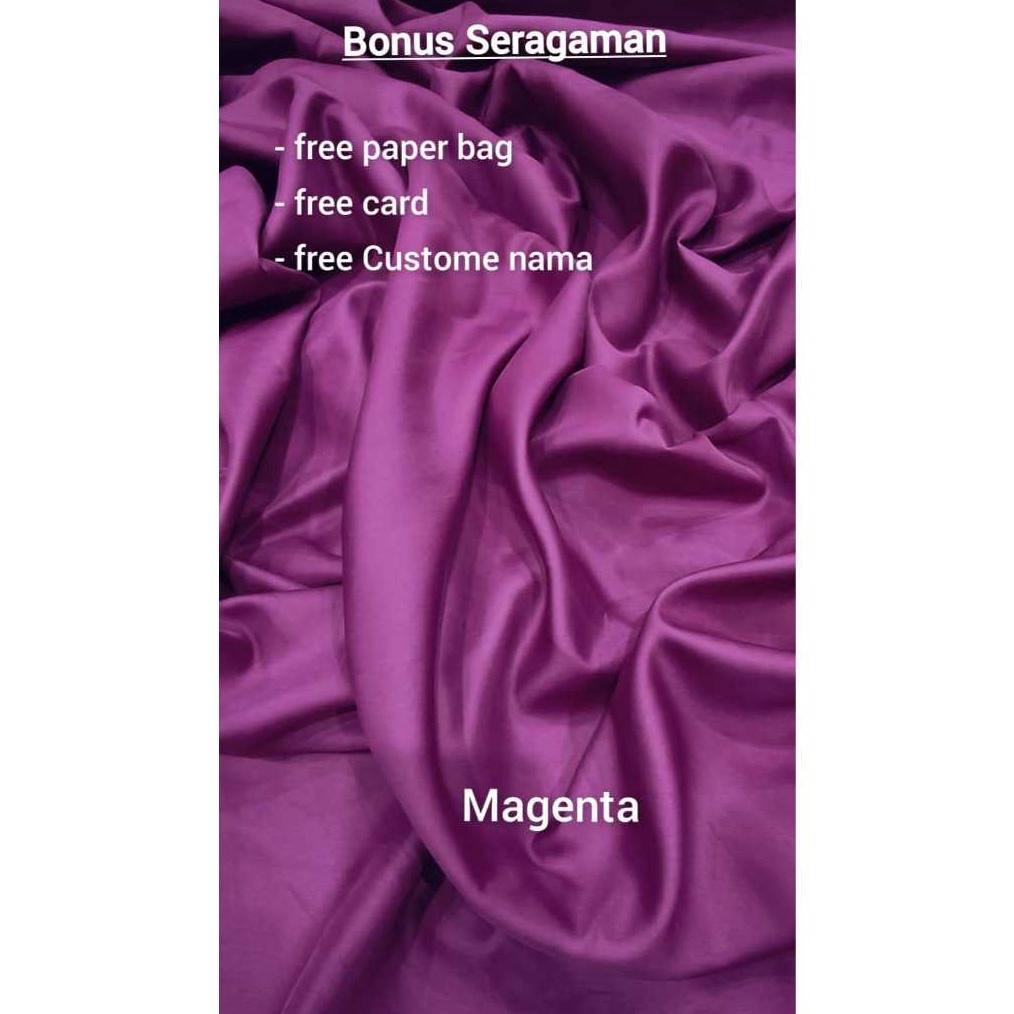 KODE O6R Seragaman Bridesmaid Satin VelvetSeragaman Wisuda Paket Seragaman Keluarga