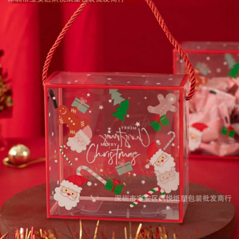 

10pcs Gift Box Hampers Mika Natal SANTA TALI MERAH