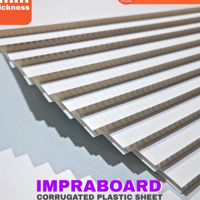 

KI3 Infraboard Impraboard 5mm 1x75 cm 1 x 75 cm 75x1 cm PP Board Art Board Karton Plastik Imfraboard