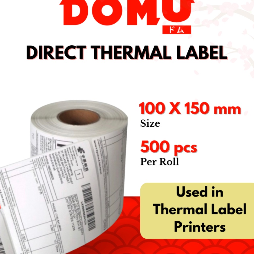 

Diskon Kertas Sticker Label Thermal Resi 1x15 mm Isi 5 Lembar per Roll