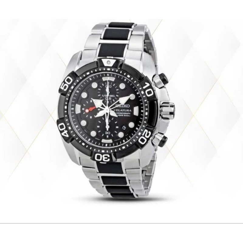 JAM TANGAN PRIA SEIKO VELATURA SAPPHIRE SNDA59P1 ORIGINAL
