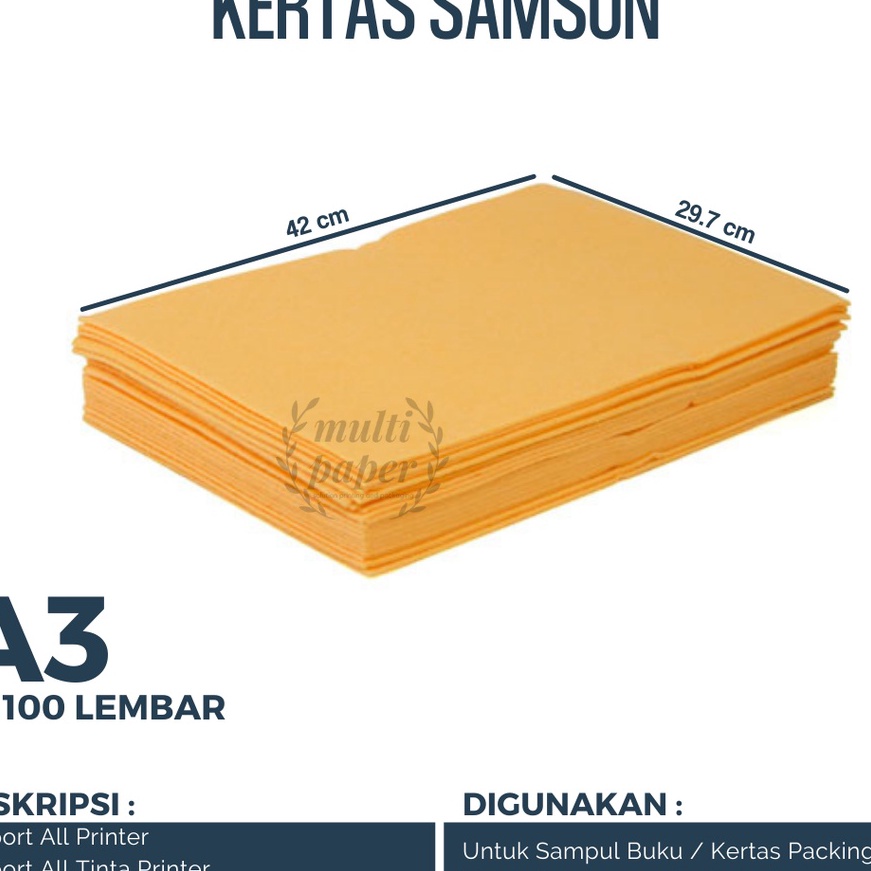 

KF7 Kertas A3 Coklat Samson isi 1 lembar Kertas Alas Kaki Cuci Mobil