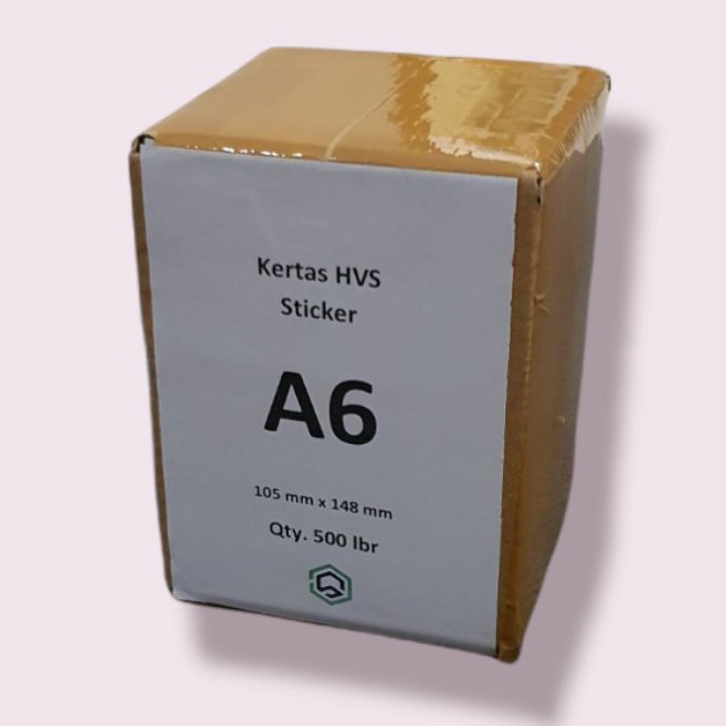 

Khusus Kertas HVS Sticker A6 Label Pengiriman Thermal Doff Matte 5 Lembar