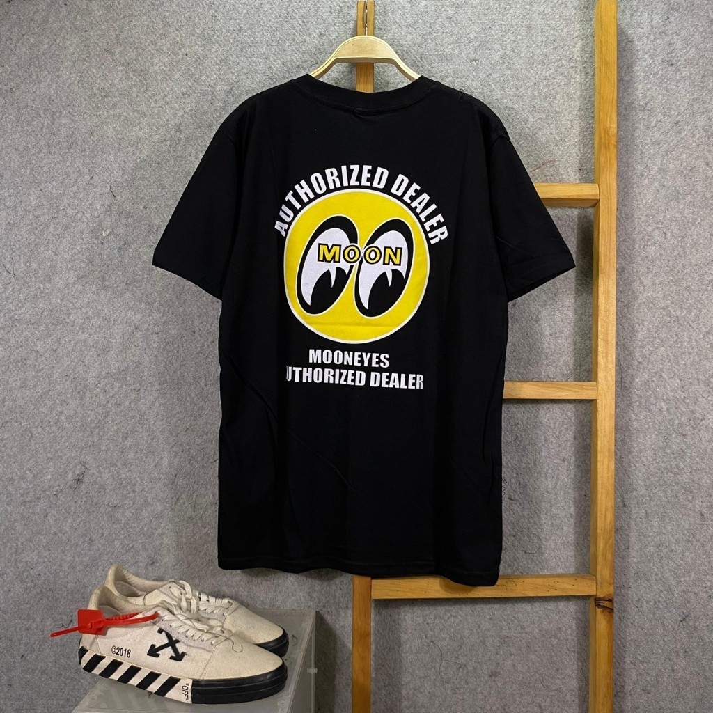 KAOS TSHIRT MOONEYES AUTHORIZED DEALER BLACK