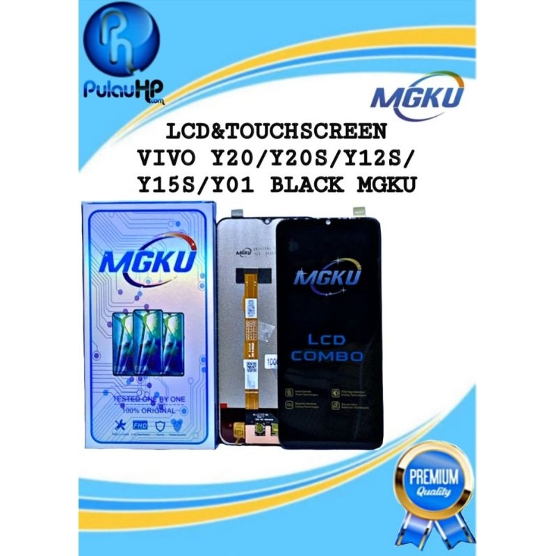 lcd touchscreen vivo y12s Y20, y15s y20s mgku original100%