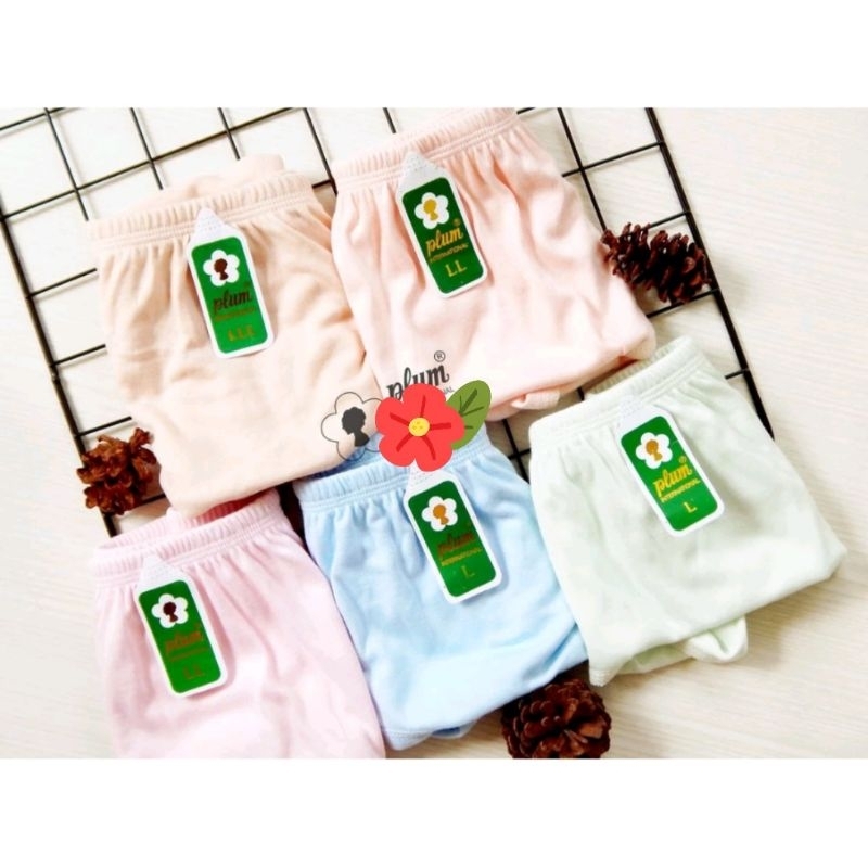 CELANA DALAM WANITA PLUM 559, 6PCS  KATUN HALUS LEMBUT