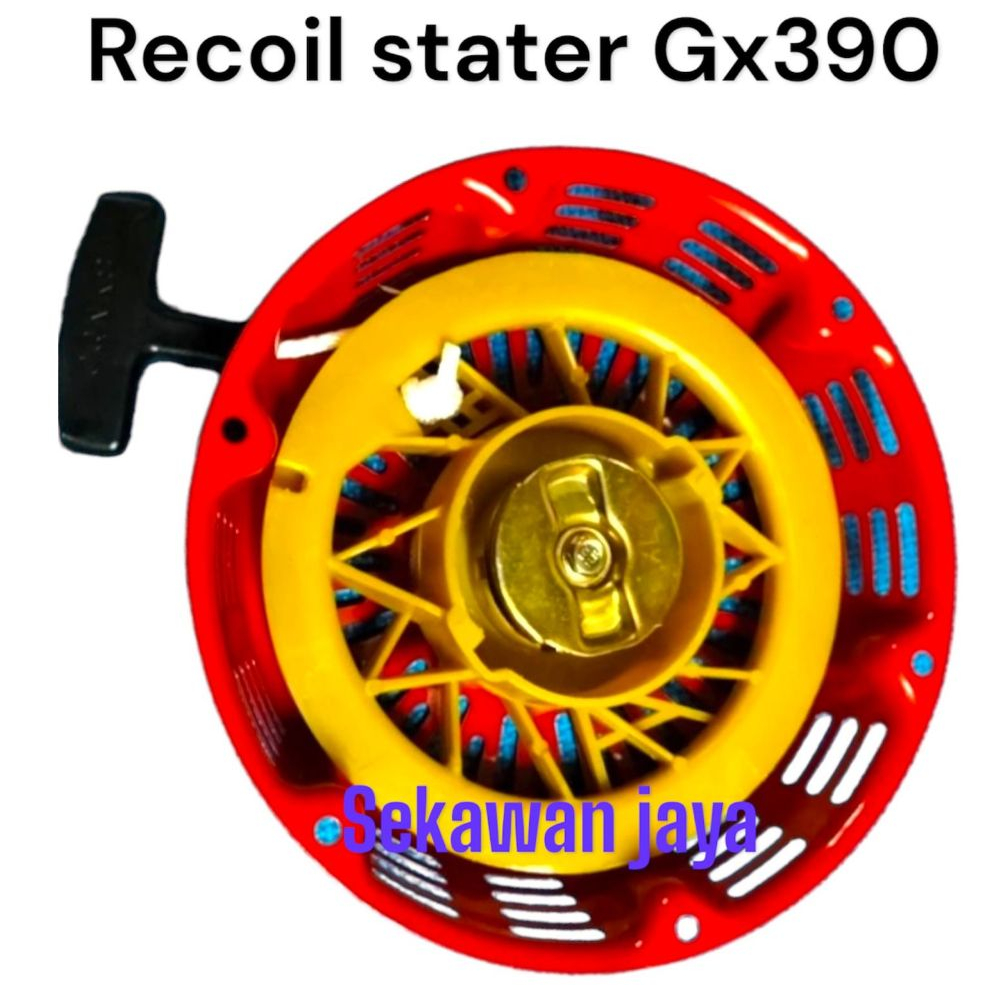 GX390 Recoil Starter kap engkol mesin Tarikan starter type GX390 Generator mesin Recoil stater gx 39