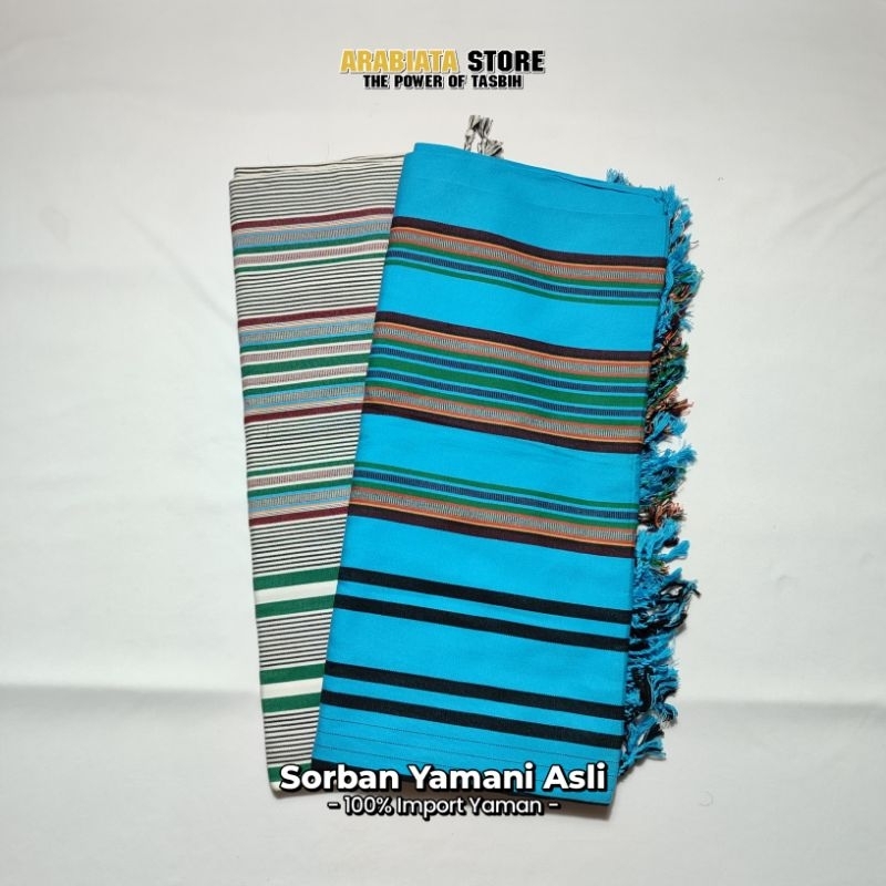 Sorban Yamani Asli Import Yaman Rida Yamani Salur Tebal