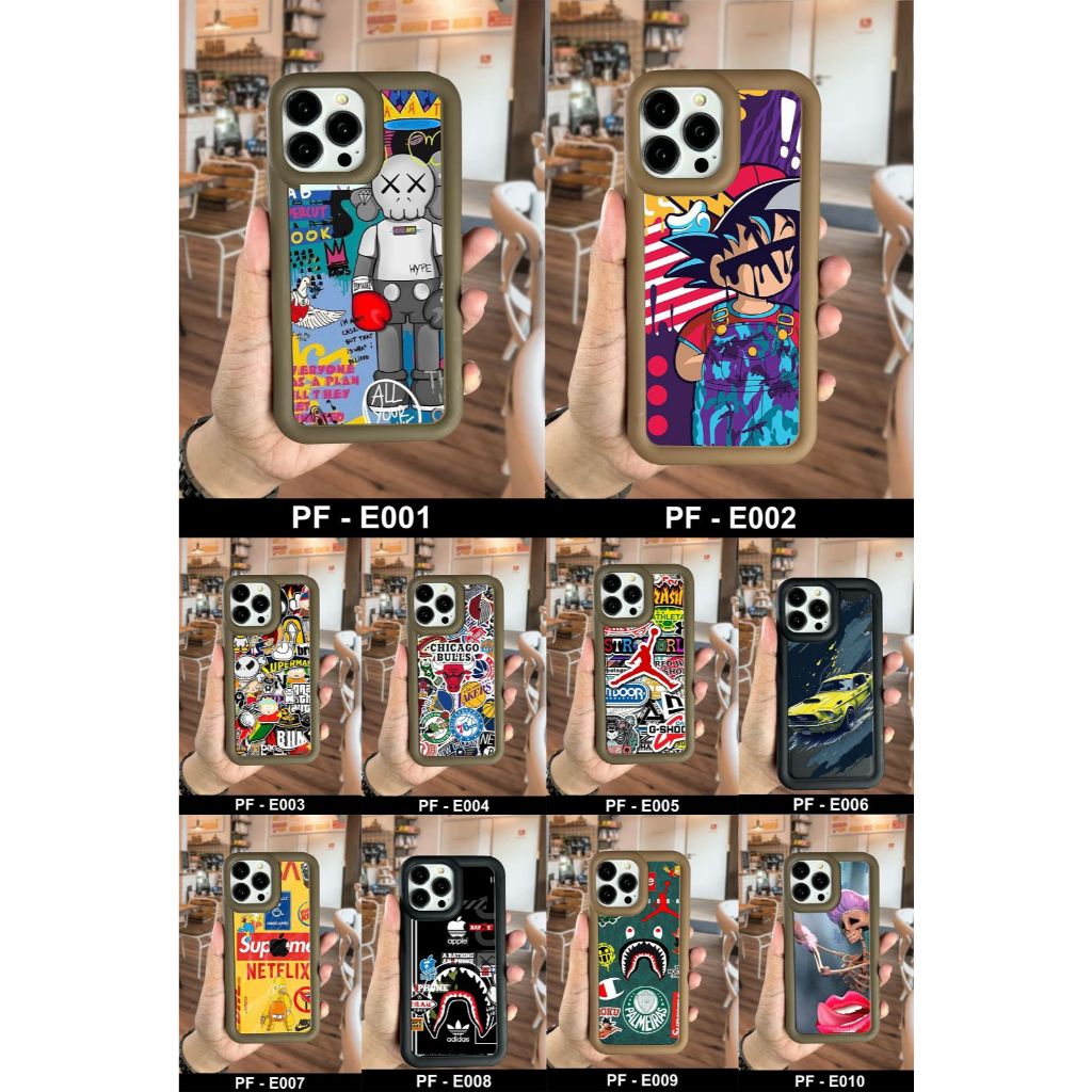 VIVO V29E New 2023/V27/V27 PRO/V27E/V25/V25E/V5 CASE MOTIF KODE PF E01-E10 GM ACC