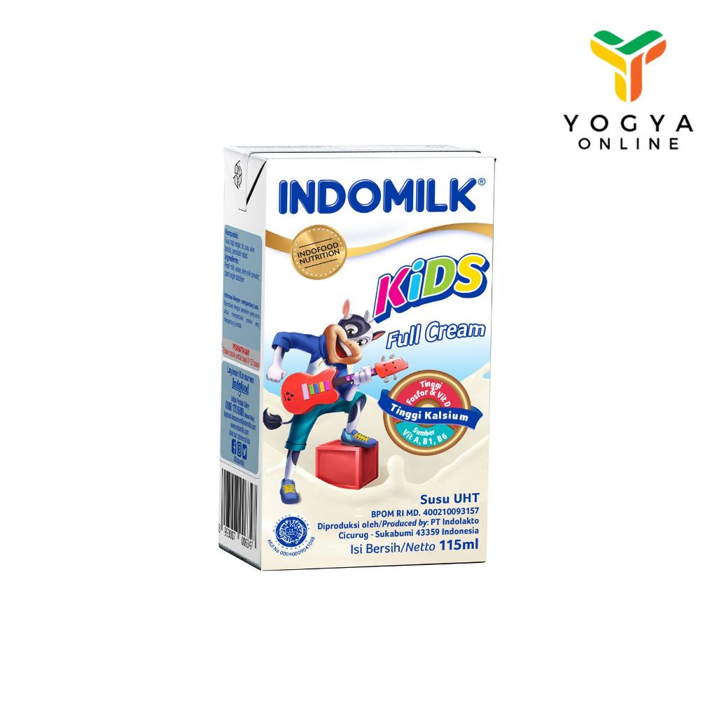 

Indomilk Kid Full Cream Uht 115 Ml