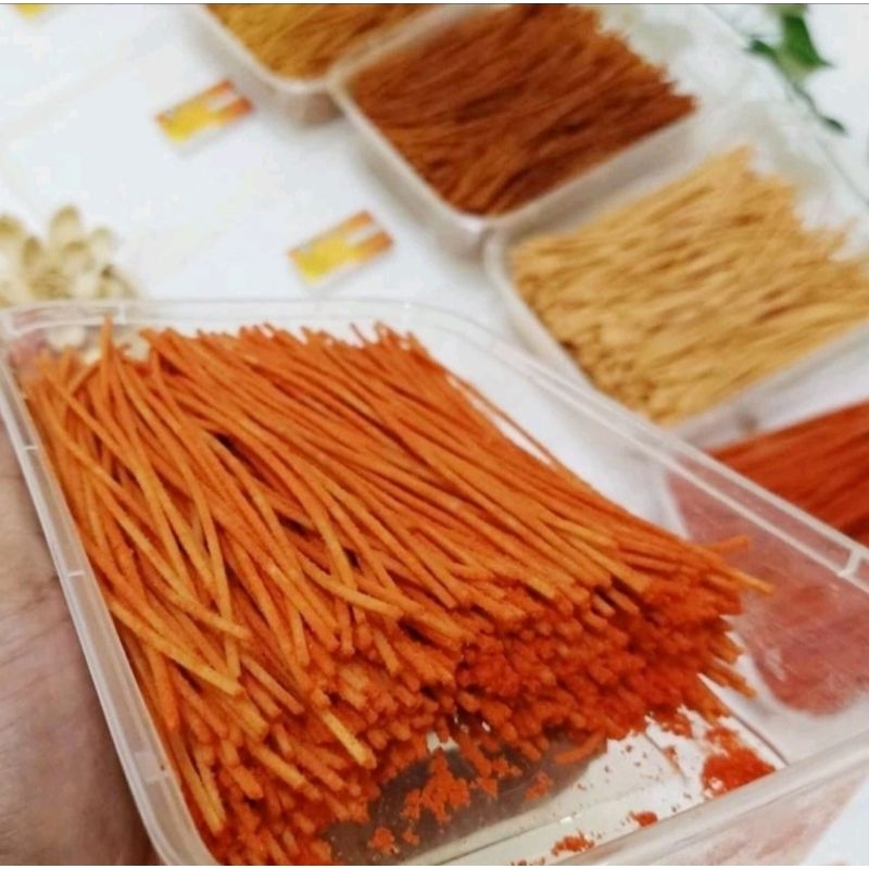 

Mie Lidi Pedas Balado Original 100gr Kemasan Plastik / Mi Biting Renyah 100 gram