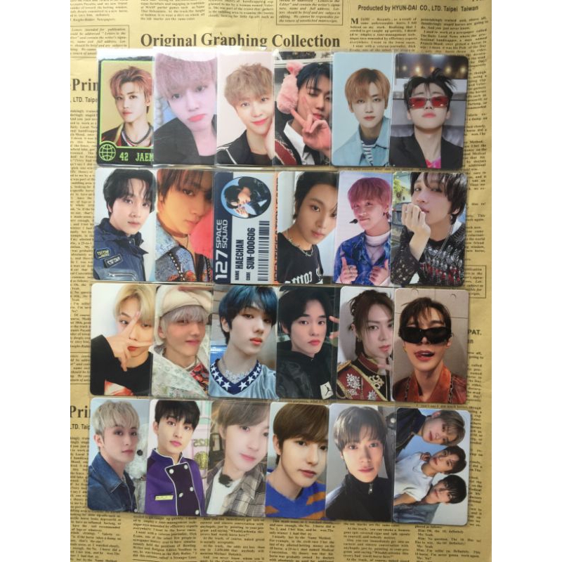 photocard pc official nct dream 127 jaemin jisung chenle haechan mark jaehyun renjun istj everline b