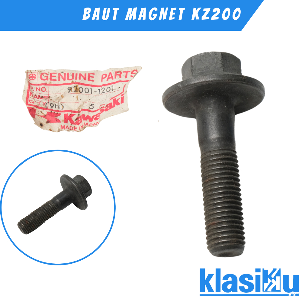Baut Magnet Magnit Kawasaki Kz200 Binter Merzy Original 92001-1201