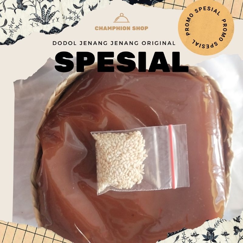 

Dodol jenang ketan original 1kg