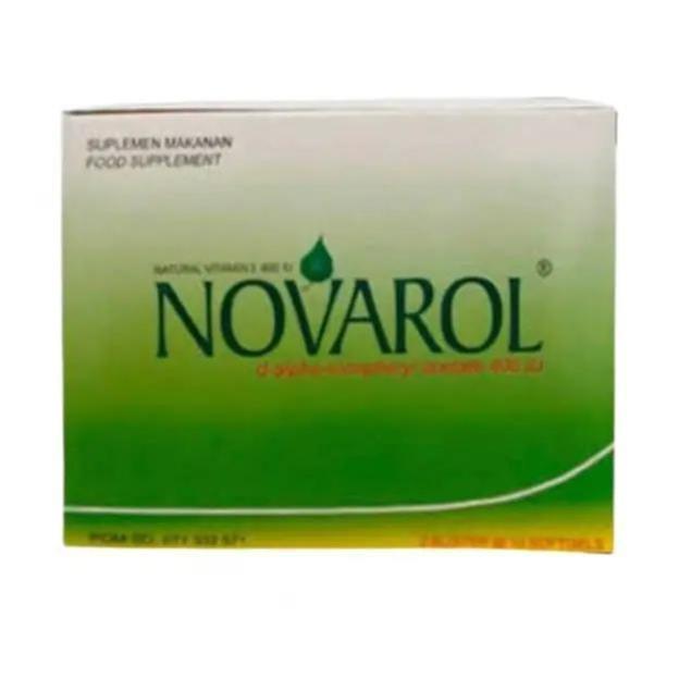 Nutrindo Novarol 30 Kapsul - Natural Vitamin E 400 IU - Kesehatan Kulit