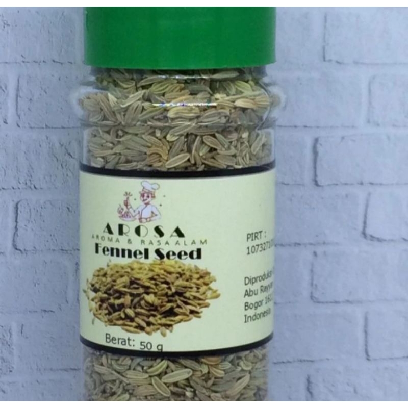 

Fennel Seed 50 gr (adas manis/jintan)