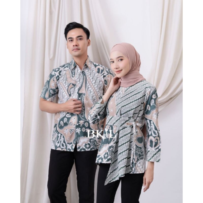 HEM BATIK//KEMEJA BATIK//BLOUSE BATIK//WANITA//HEM PRIA//BATIK//TERBARU//COUPLE