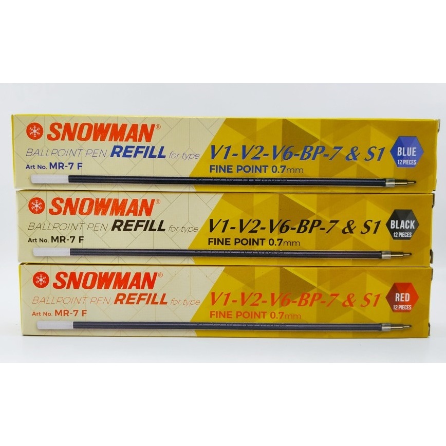 

Refill Pulpen Snowman MR-7 V1, V2, V6, BP-7, S1 - HEMAT