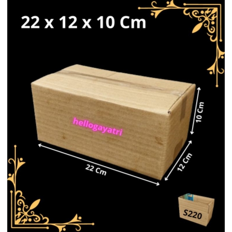 

Kardus Packing 22 x 12 x 10 Cm