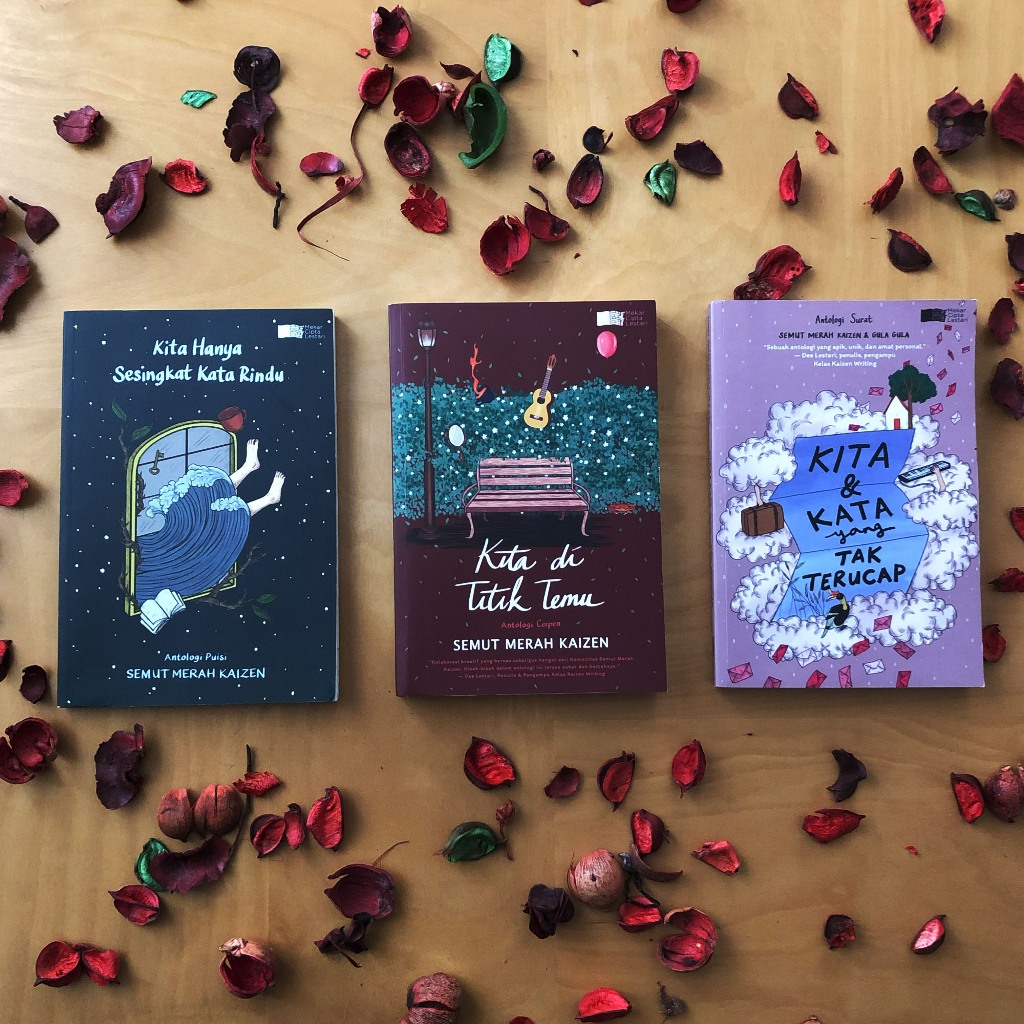 MCL PUBLISHER - Paket Bundling Antologi Puisi/Cerpen/Surat Semut Merah Kaizen GRATIS Pesan Penyintas