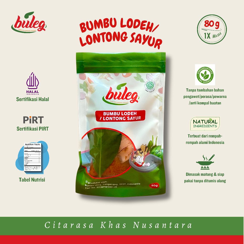 

Buleg Bumbu Lodeh / Lontong Sayur