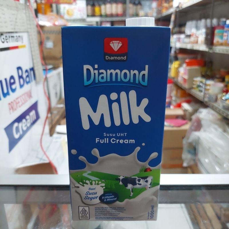 

susu diamond full cream 1 liter