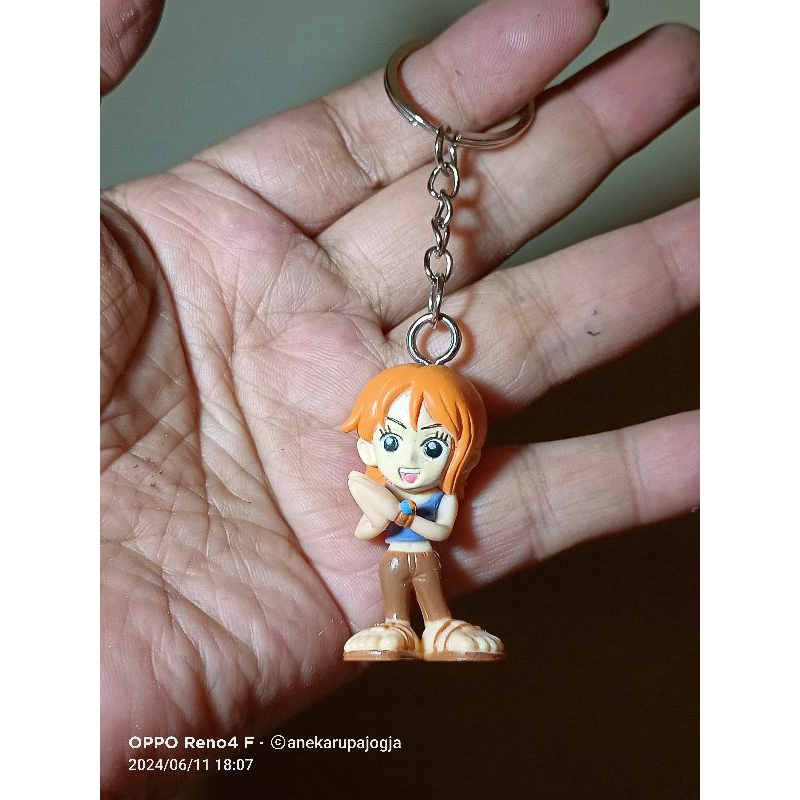 gantungan kunci action figure wano luffy one piece