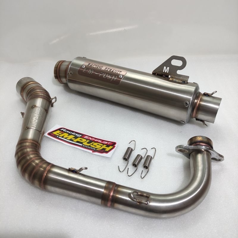 KNALPOT RACING EMPUSH EXHAUST YAMAHA MIO SPORTY SOUL SMILE MODEL FFA 130 150 155 CC