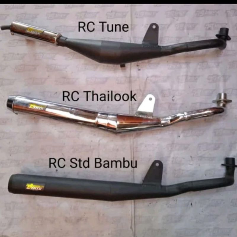 knalpot 79dux 2 tak suzuki rc dk 80 100 110 crystal satria tornado