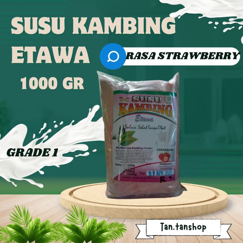 

SUSU KAMBING ETAWA RASA STRAWBERRY 1000 GR