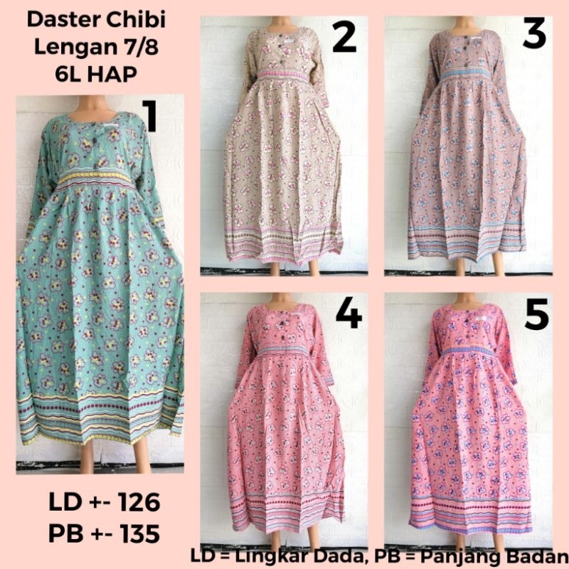 DASTER CHIBI LENGAN 7/8 JUMBO 6L HAP BUSUI FRIENDLY BU TEJO KPK + MNTG