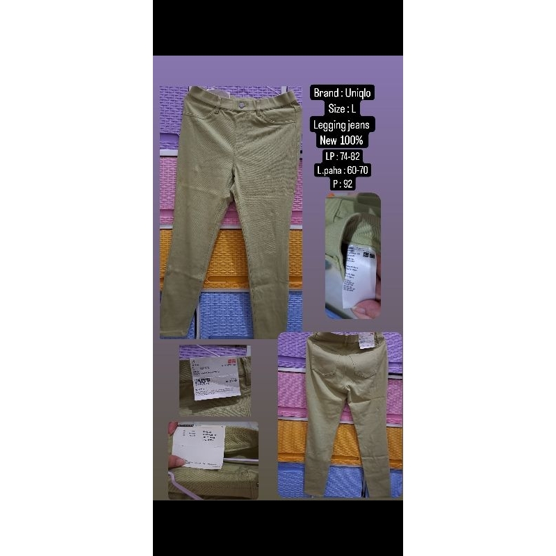 Uniqlo Jegging Jeans New 100%