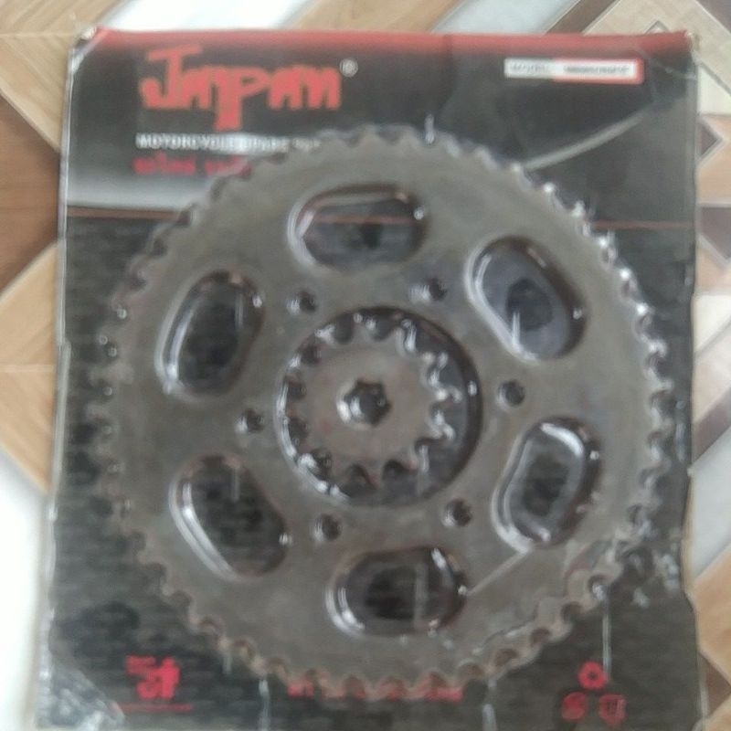 gir klx150 45t/12t.sepuh bakar.set