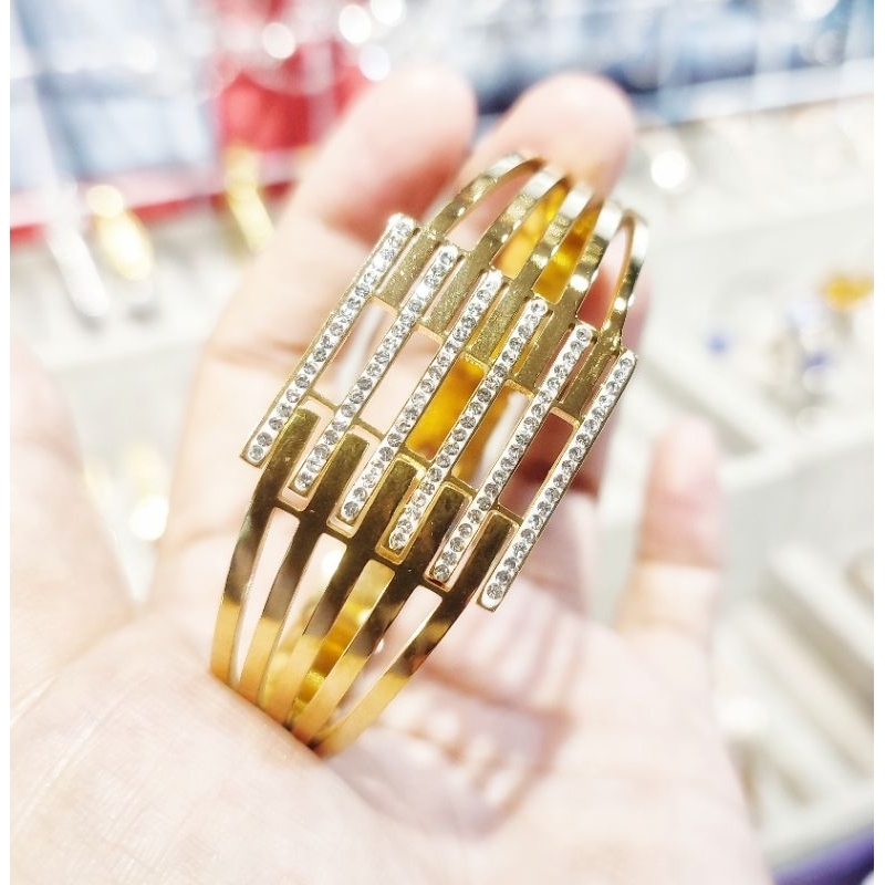 Gelang Titanium Gelang Tangan Wanita Titanium Anti karat