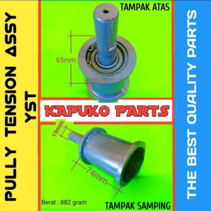 YZC PULLY TENSION SHAFT TRAKTOR TANGAN YANMAR
