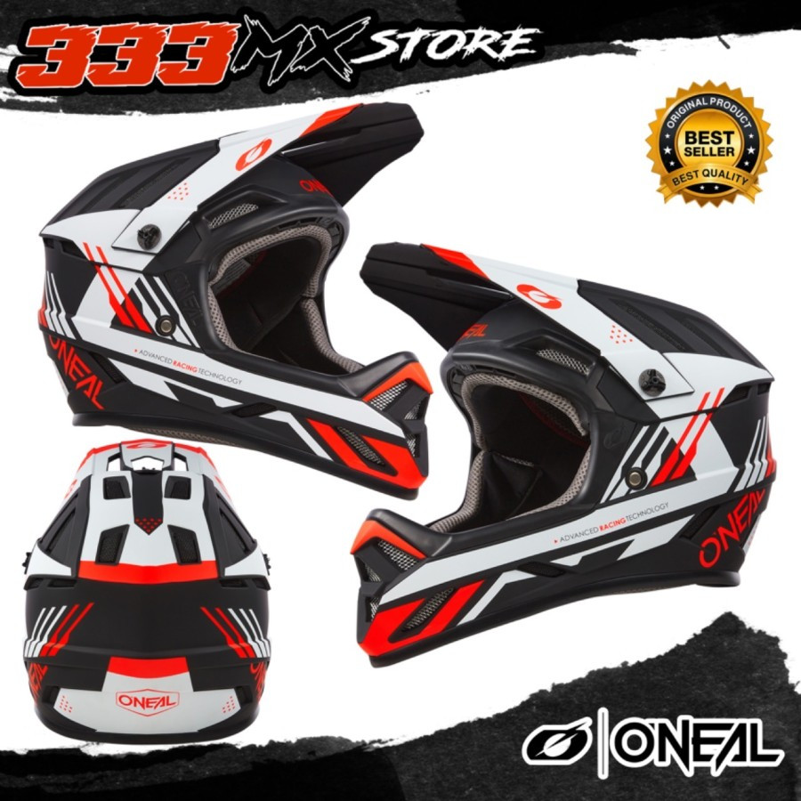 HELM ONEAL BACKFLIP STIKE 2023 MTB DOWNHILL HELM SEPEDA ONEAL BACKFLIP