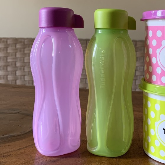 TUPPERWARE ECO BOTTLE 310ML 1PCS ECO BOTTLE 300ML TUTUP ULIR ECER BOTOL AIR MINUM TEMPAT AIR MINUM B